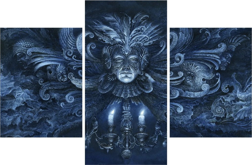 Kép - sötét barokk (90x60 cm)
