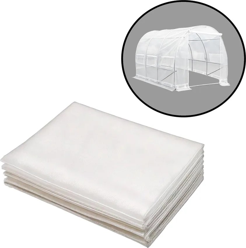 Melegház fólia 200x200x300 cm váz nélkül átlátszó