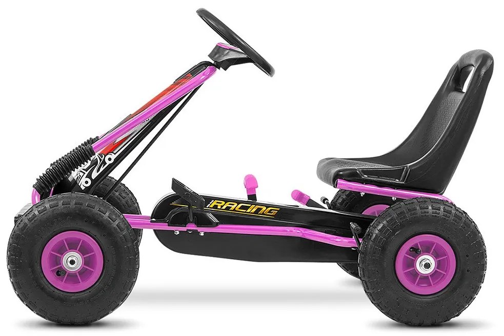 Go-kart Milly Mally Thor pedálos gyerek gokart rózsaszín