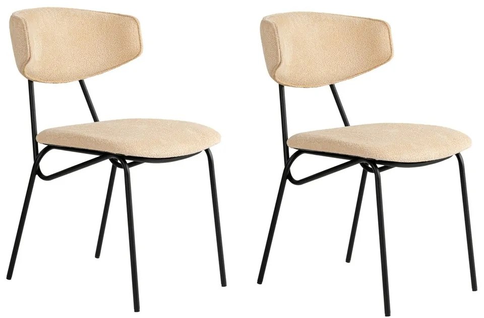 Nancy Beige and Black étkezőszék szett, 2 db
