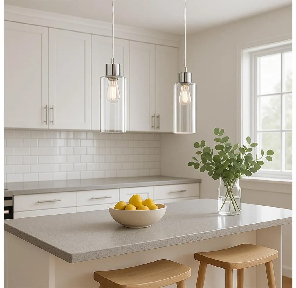 ONLI - Csillár zsinóron DODO 1xE27/22W/230V fényezett króm