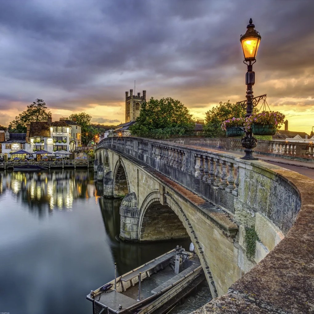 Poszter 60x60cm Híd a Temze felett, Assaf Frank