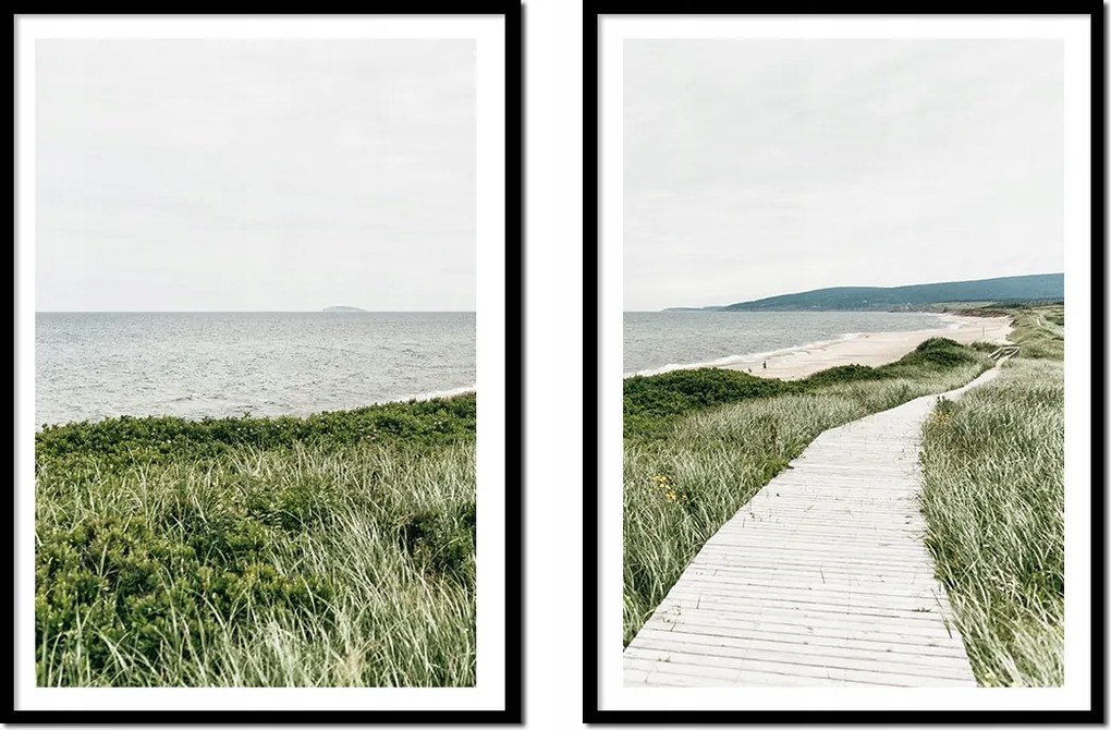 Vászonkép Poszter Keretben 53x73cm Diptikus 2 db-os szett Boho P2180