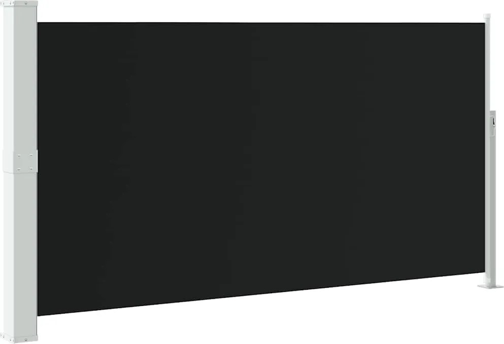 vidaXL veranda, terasz válaszfal 160 x 300 cm fekete