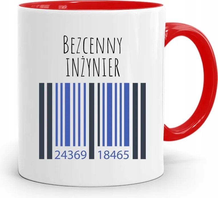 Mérnöknek Piros Ajándék Bögre fényképes nyomtatással