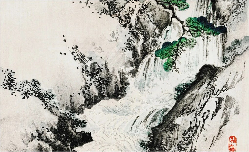 Fotótapéta Flizelin Dekoratív tapéta Természet vízesés 416x254 Ragasztó