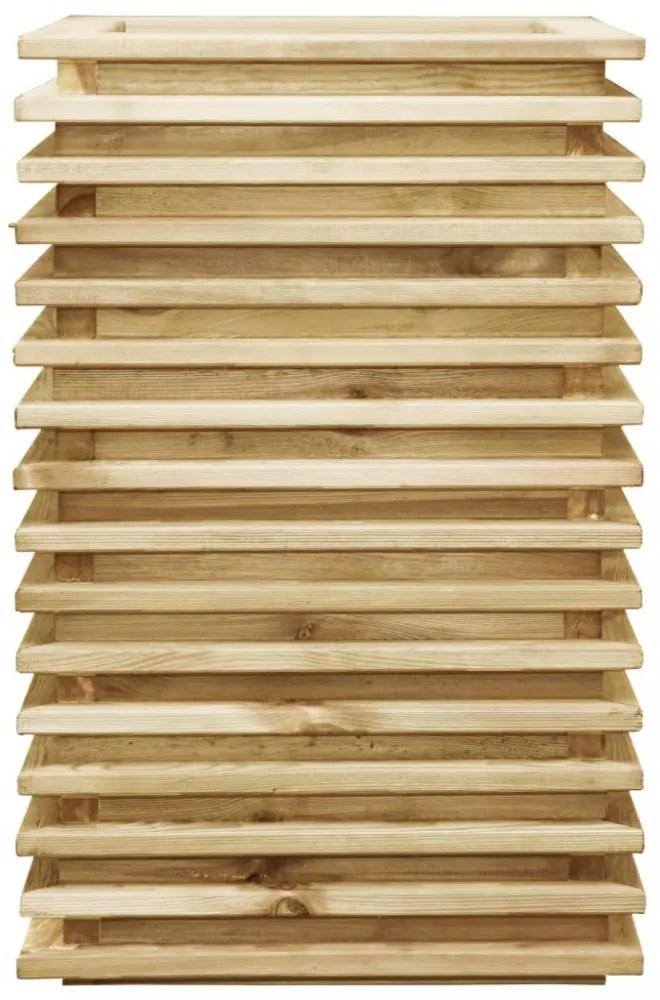 vidaXL impregnált fenyőfa kerti magaságyás 50 x 50 x 80 cm