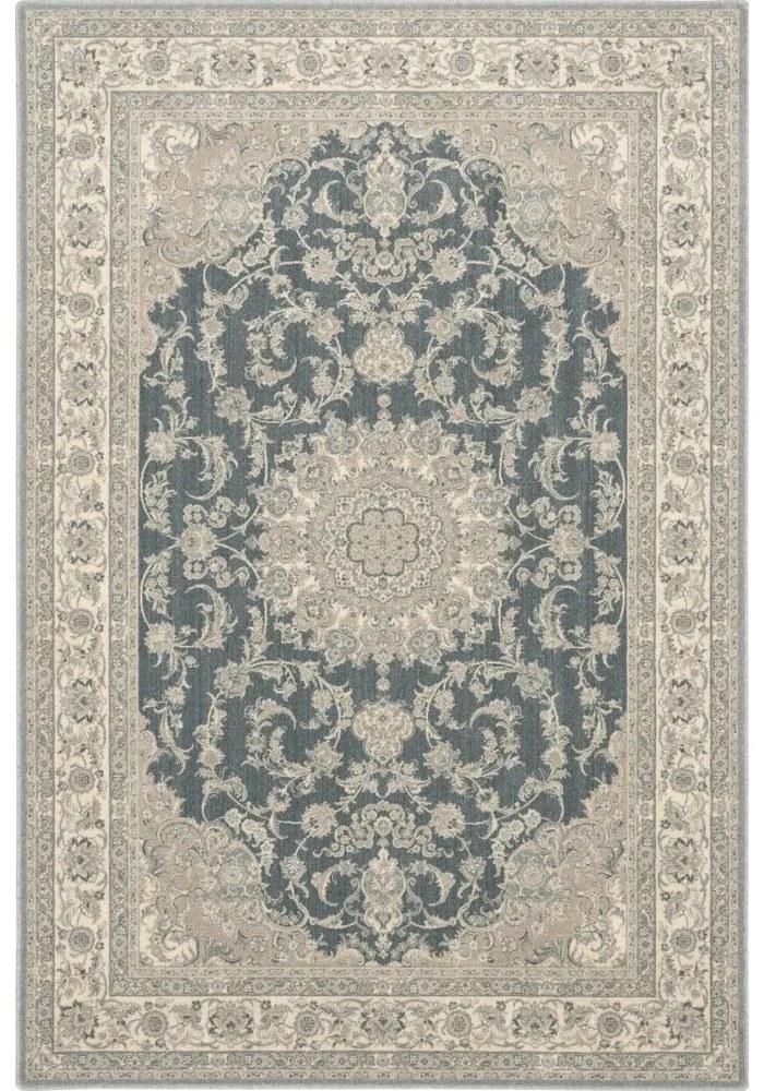 Szürke gyapjú szőnyeg 133x180 cm Beatrice – Agnella