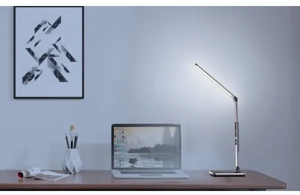 Immax 09105L - LED+CCT dimmelhető asztali lámpa QI IDEAL vezeték nélküli töltéssel 8,5W/230V