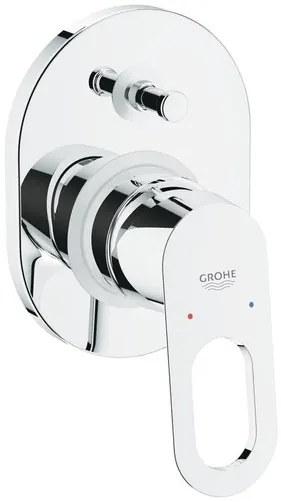 Grohe BauLoop zuhany és fürdő csaptelep vakolat alatti résszel együtt króm 29041000 G29041000