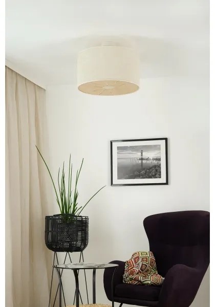 Brilagi - COUNTRY ROLLER mennyezeti lámpa 1xE27/15W/230V, 45 cm, krém