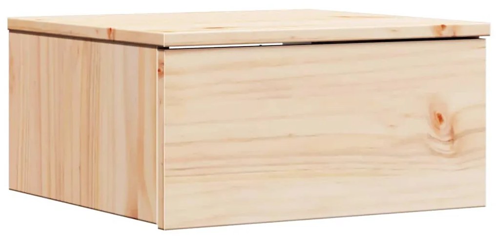 Éjjeli asztal fiókkal Barna 37 x 35 x 18.5 cm Tömör fenyőfa