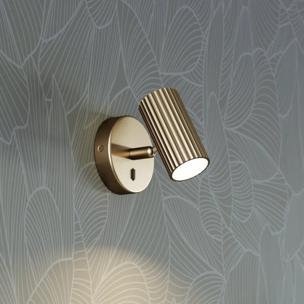 Eglo 902033 - PORTILLO fali spotlámpa 1xGU10/5W/230V aranyszínű