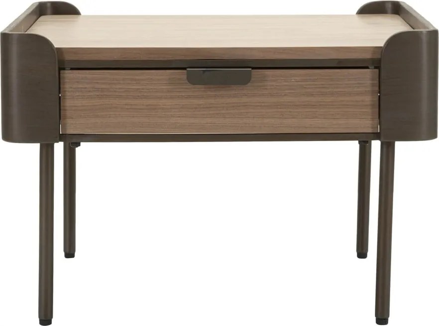 Barna jegenyefenyő dohányzóasztal 60x60 cm Toronto – Mauro Ferretti