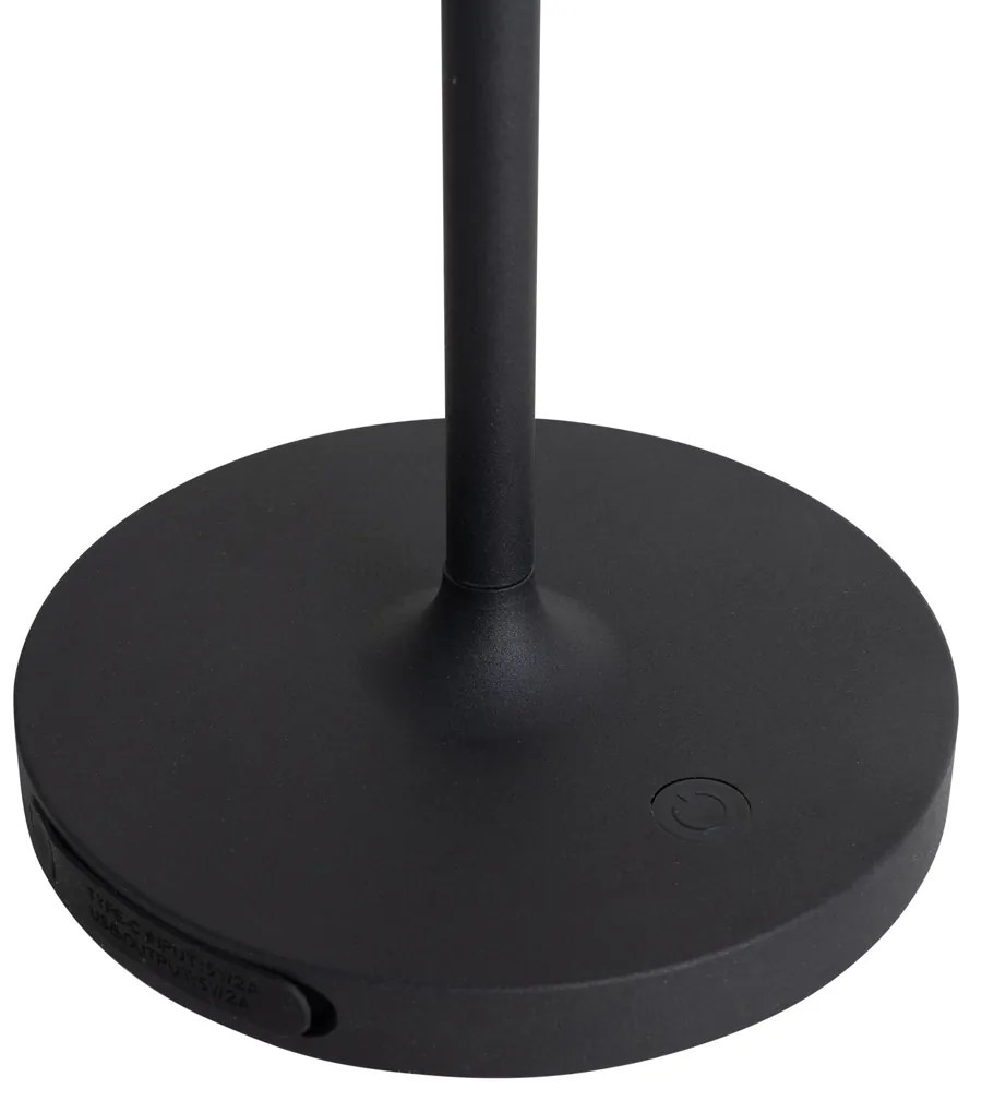 2 db modern újratölthető asztali lámpa szett fehér - Maloi