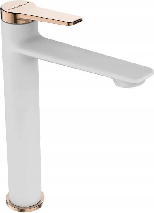 Alanis BQI_62ND magasított mosdócsaptelep, fehér/rózsaszín arany