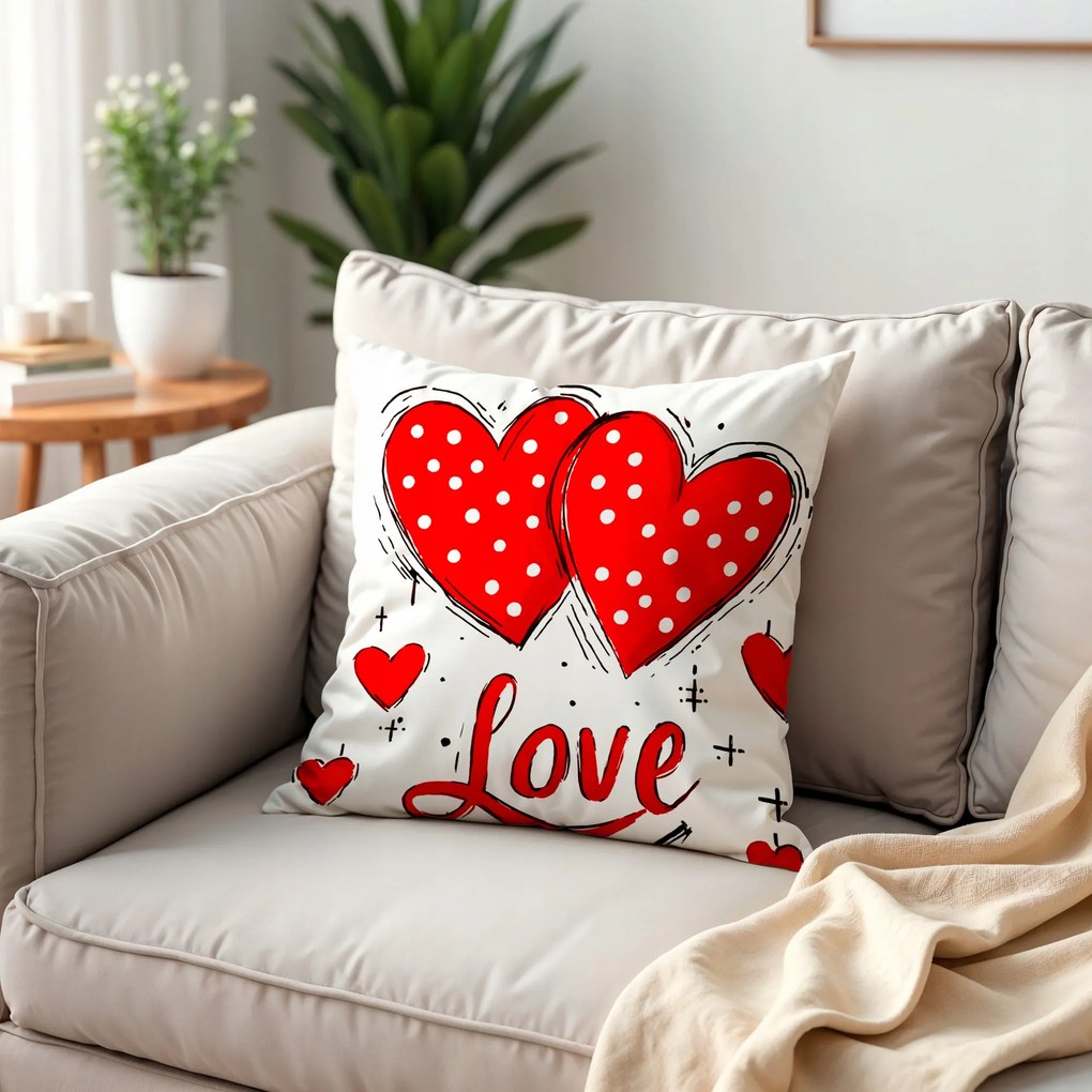 Párnahuzat Ajándék Valentin Napra Jancsi Párna Feleség Lány