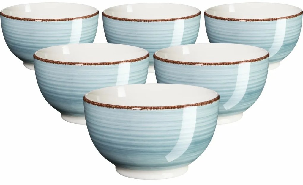 Mäser Bel Tempo 6 db tálkészlet 14 cm, világoskék