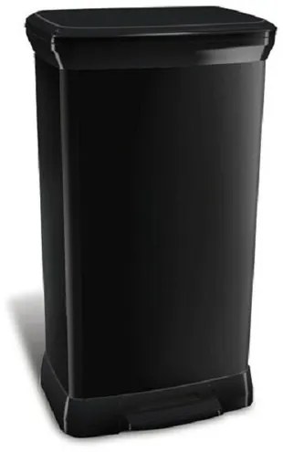 Curver Rectangular 50 l szemetes, fekete