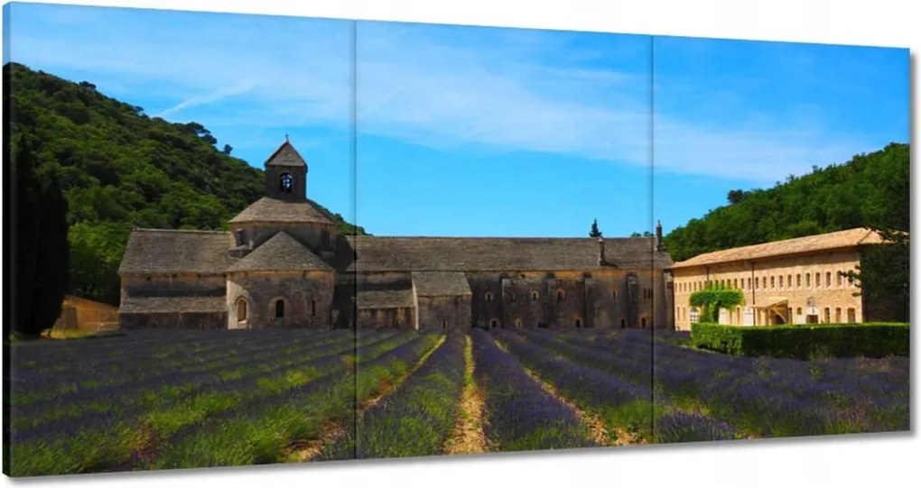 Vászonkép 180x90 Levendulamező