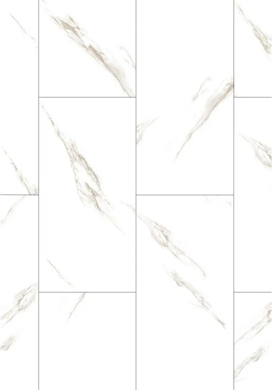 Mexen River White  Vinil panelek 610 x 305 mm LVT Dryback 2,5 mm, PVC alátét, 4 V-fuga, Jazz White - F1450-0610-305-255-4V1-01