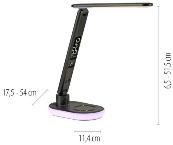 JUST LIGHT. 11018-18 - LED RGBW fényerőszabályozható asztali lámpa TINA LED/4W/230V