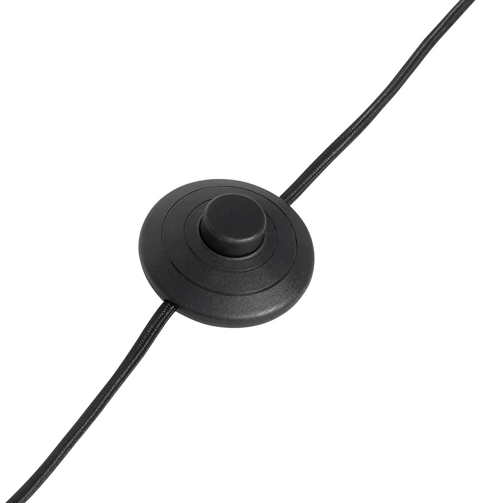 Állólámpa arany opál üveggel 3-lámpás állítható - Anouk