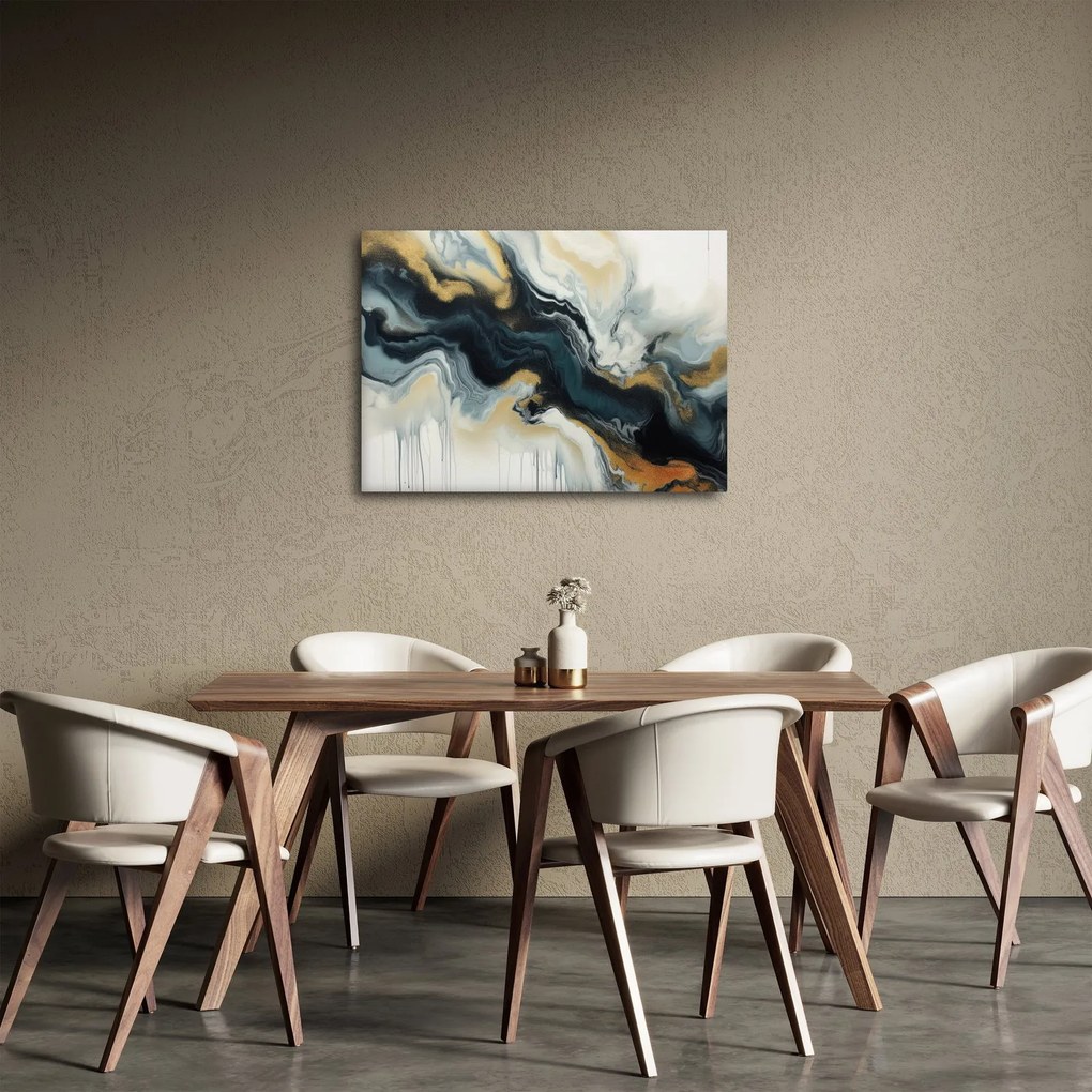 Kép - Márványozott rajz (70x50 cm)