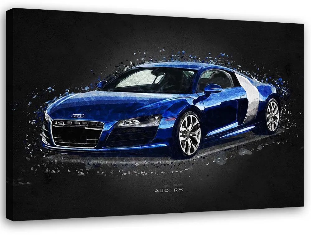 Gario Vászonkép Audi R8 - Gab Fernando Méret: 100 x 70 cm