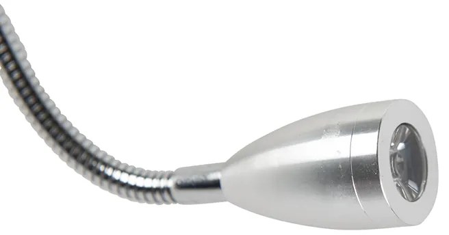 Modern fali lámpa fehér bársonyvirágos búrával - Brescia