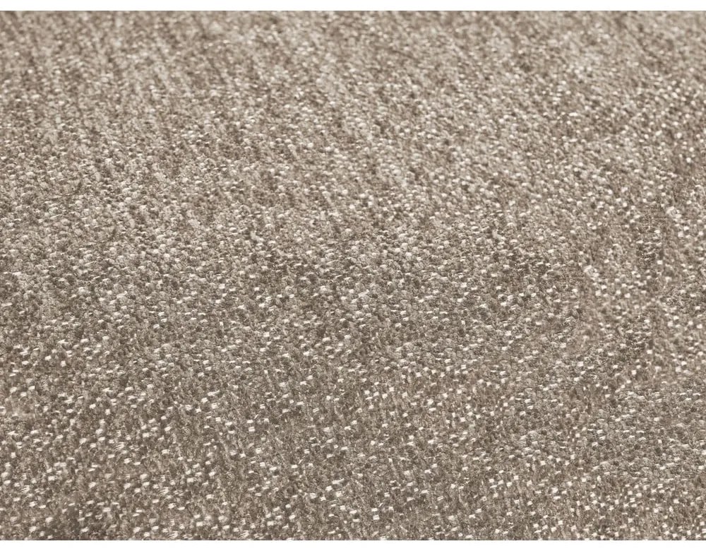 Szürkésbarna zsenília kinyitható-tárolóhelyes sarokkanapé (bal oldali-U alakú) Everest – Bobochic Paris