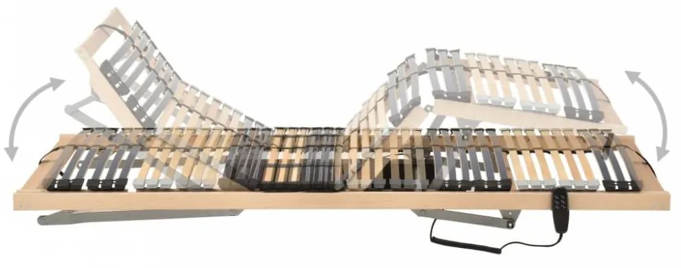 7 zónás, 28 léces elektromos ágyrács 90 x 200 cm