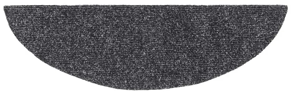30 db sötétszürke öntapadó lépcsőszőnyeg 56 x 17 x 3 cm