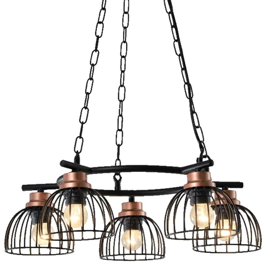 Prezent BASKET 75466 Függőlámpa 5x60W/E27 IP20