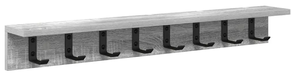 Fali Kabáthorog Szürke sonoma 80 x 10.5 x 10.5 cm Faanyag