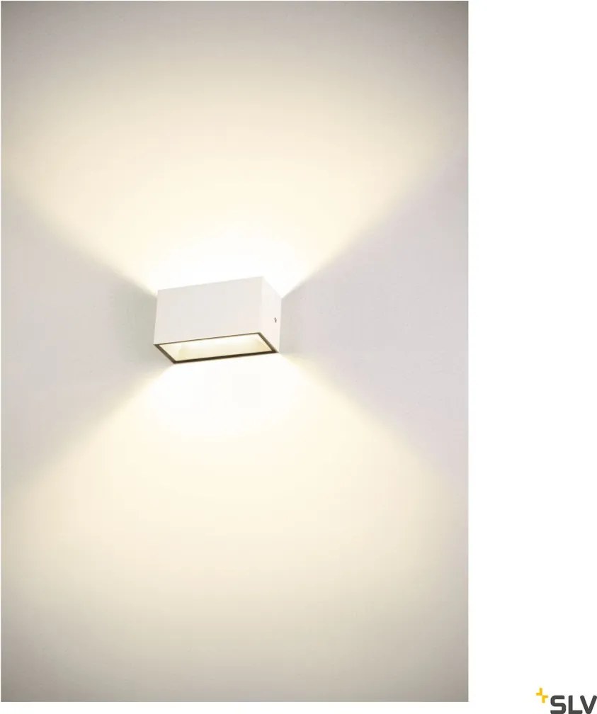 SLV 1005153 SITRA Modern Kültéri Fali Lámpa Fehér LED IP44