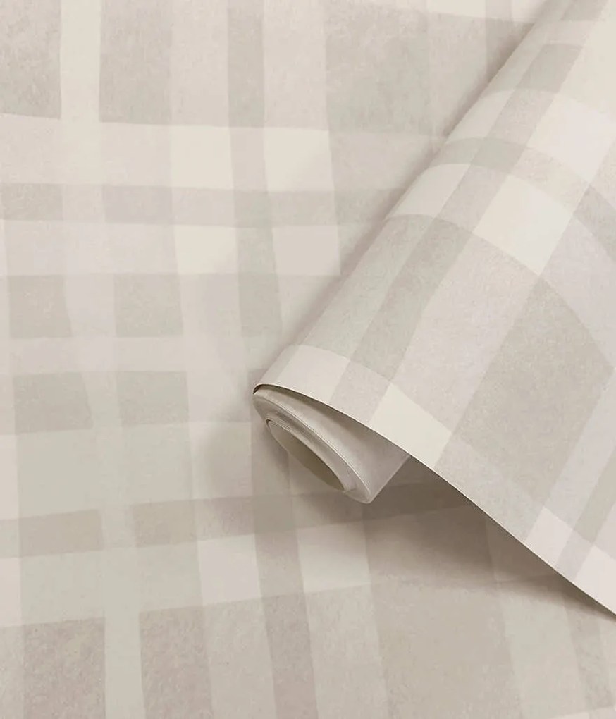Holden Decor Adventure Awaits Ivy Plaid szürke kockás papír tapéta – 14002