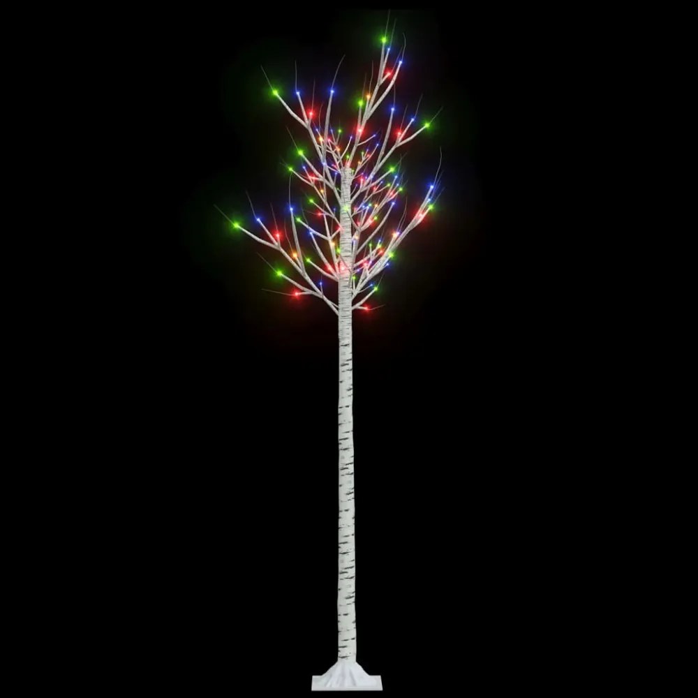 180 LED-es bel-/kültéri színes fűzfa karácsonyfa 1,8 m