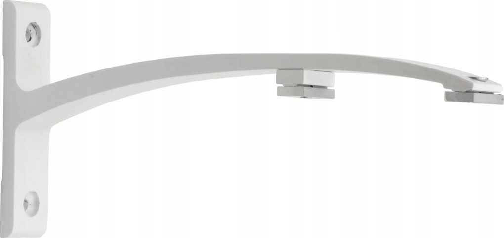 Fali Tartó Sínes függönykarnishoz Dupla 20+20mm Fehér