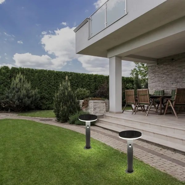 Rabalux 77018 - LED Napelemes lámpa érzékelővel ALASKA LED/10W/3,7V IP44