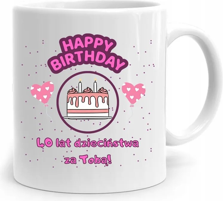 Születésnapra 40 40-es 40-es Bögre Tökéletes Ajándék fényképes nyomtatással