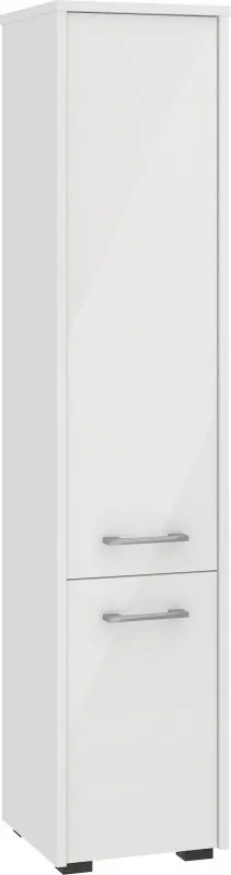 Narsa FIN 30 2D 140 cm fürdőszoba szekrény, fehér színben