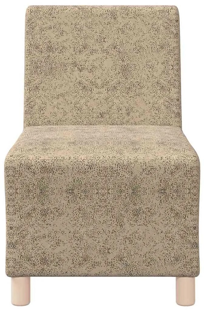 világosszürke művelúr kanapéfotel 55 cm