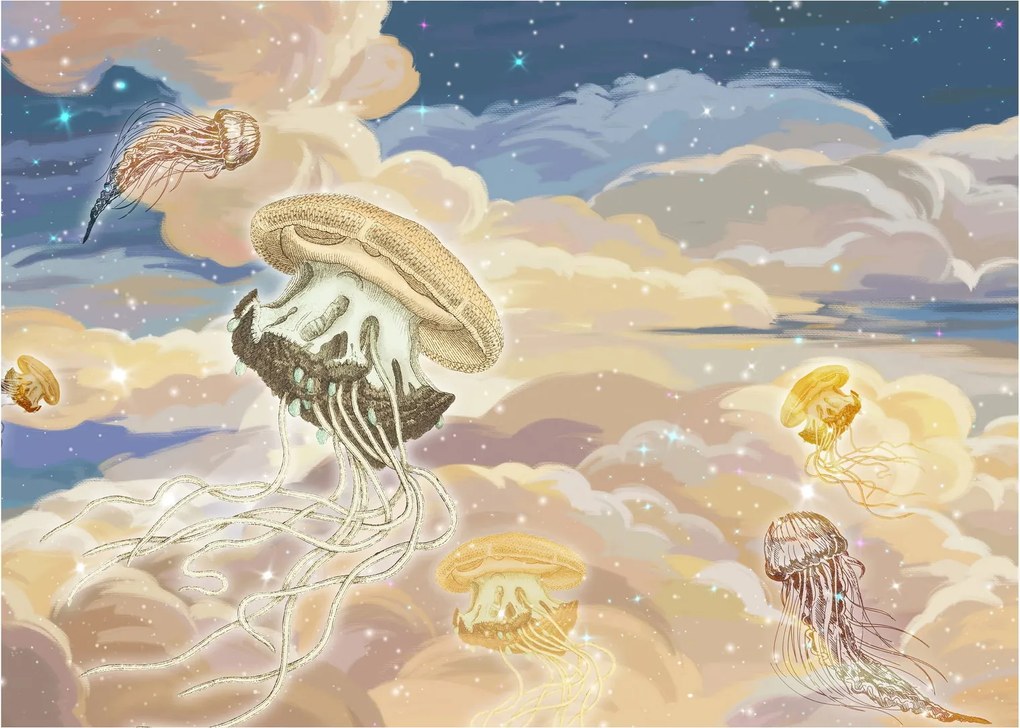 Kép - mennyei medúza (70x50 cm)