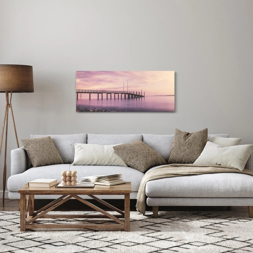 Kép - Kikötő (120x50 cm)
