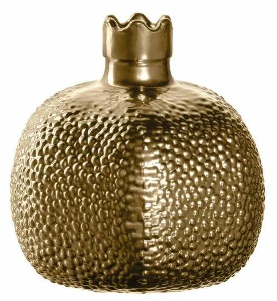 Leonardo Ornare gránátalma alakú váza 9cm, arany