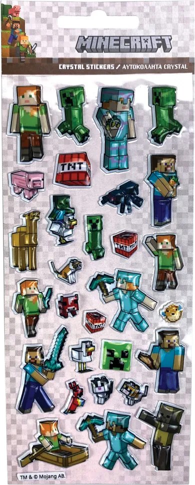 Minecraft Creepers Need Hugs bubble matrica