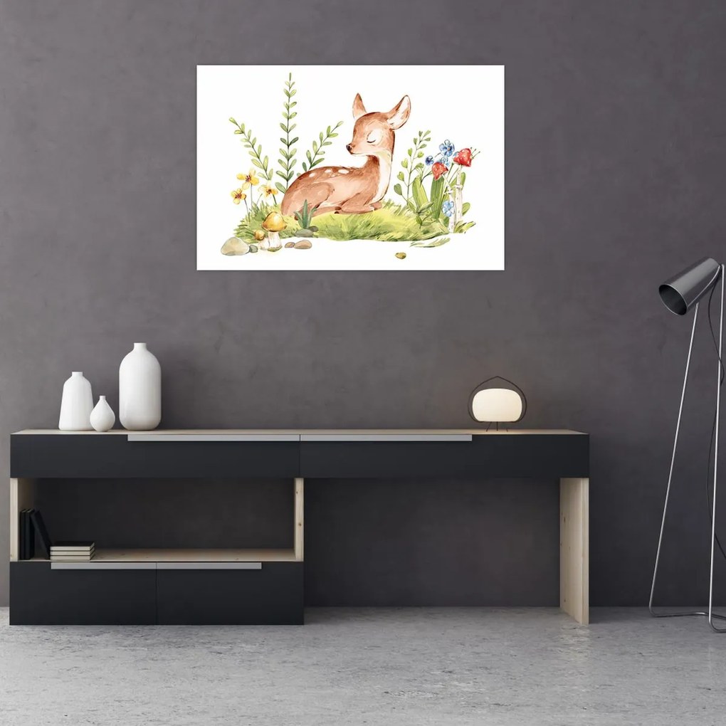 Kép - Kis őzike (90x60 cm)