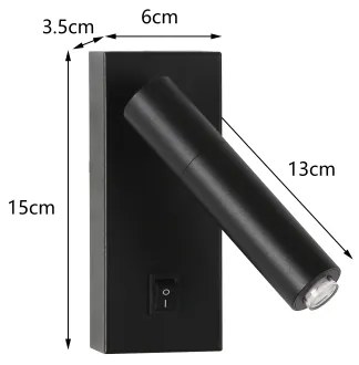 Brilagi - LED Fali spotlámpa MAYA 1xG9/7W/230V fekete