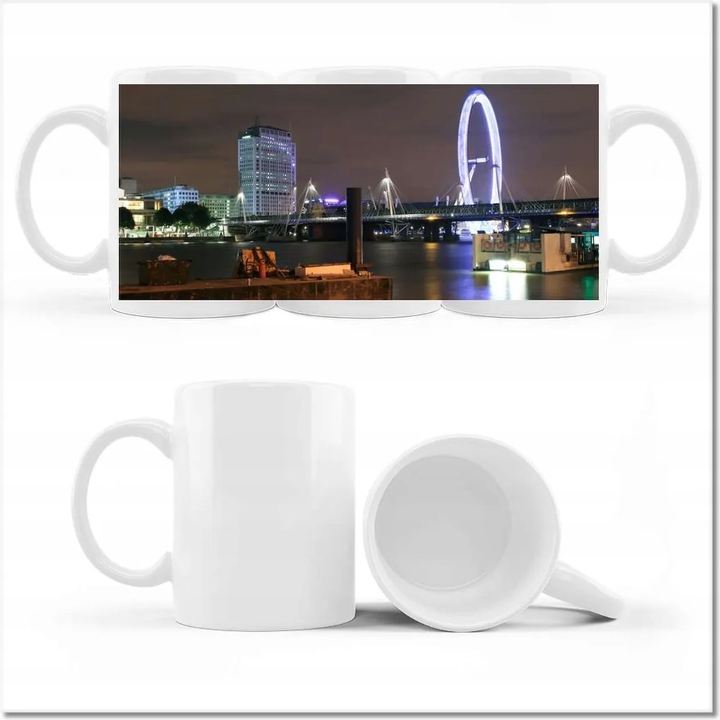 Fényképes bögre Éjszakai kép Londonból